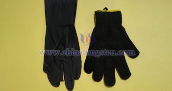 中鎢智造鎢橡膠手套圖片